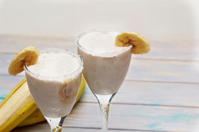 Kreminis ledų kokteilis su bananais